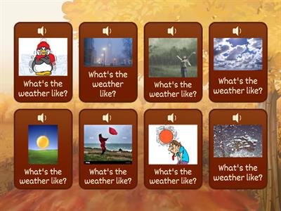 Vocabulary: The weather (Elementary 6B)