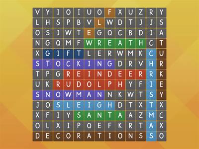 Christmas Wordsearch