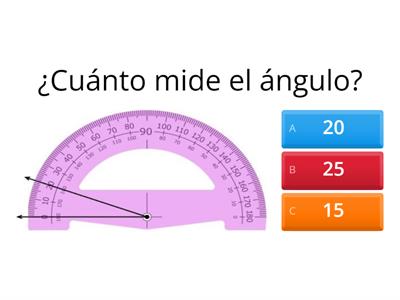 Medimos ángulos