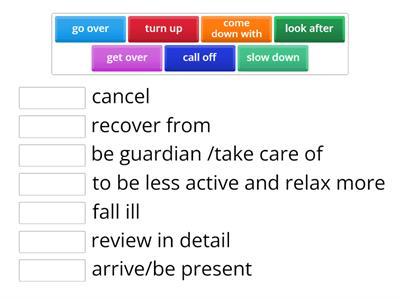 Phrasal Verbs match