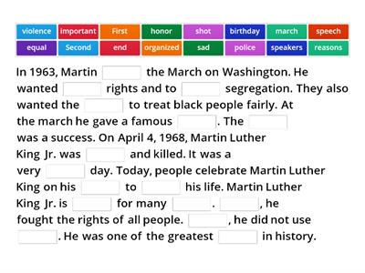 MLK Biography (Paragraphs 4-6)