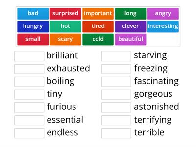 4.2 Ext adjectives Speakout intermediate 