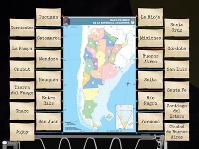  Provincias de Argentina y sus capitales 