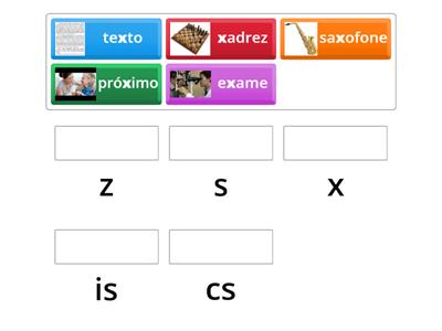 Os valores de "x"