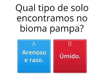 QUIZ SOBRE OS BIOMAS DO RS