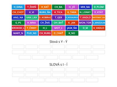 SJL2 - TVRDÉ SPOLUHLÁSKY - Precvičujeme pravopis