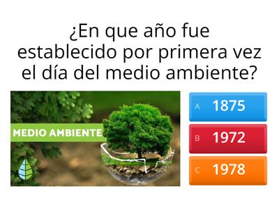 Día  mundial del medio ambiente