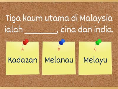 BUDAYA & ADAT RESAM TIGA KAUM UTAMA DI MALAYSIA