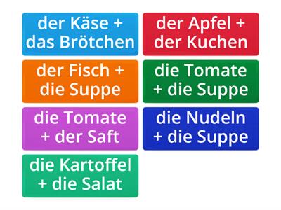 Komposita Deutsch Essen