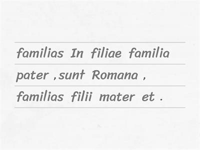 Familia Romana 1