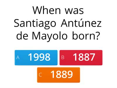 Santiago Antúnez de Mayolo - test