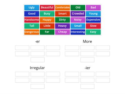 comparative adjectives