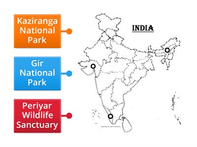  Geography Wildlife Sanctuaries Map