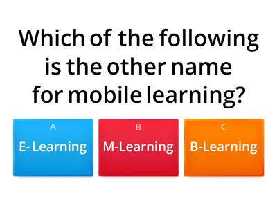 Final Quiz of Mobile Learning