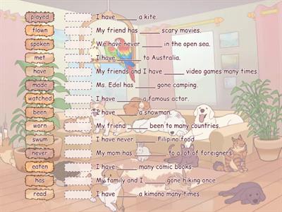 Present Perfect Simple Tense QUIZ GAME