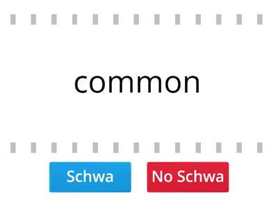 4.6 (G3 T/F) Is there a schwa? Read each word to hear if there is a schwa. Game 3. Stop at 10 words. (P)