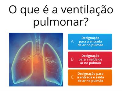 Ventilação pulmonar e trocas gasosas 