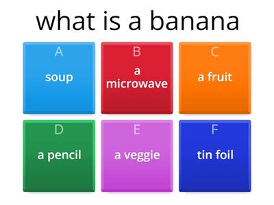 banana quiz