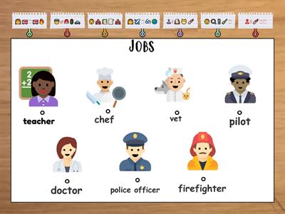 OCCUPATIONS WITH EMOJIS