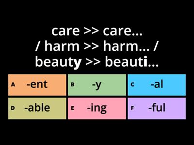 Word formation_Nouns into adjectives_1 suffix in common