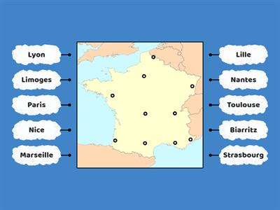 French towns and cities 2nd QUIZ