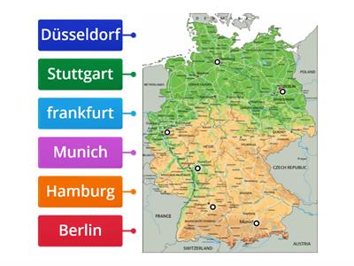 Germany map for M