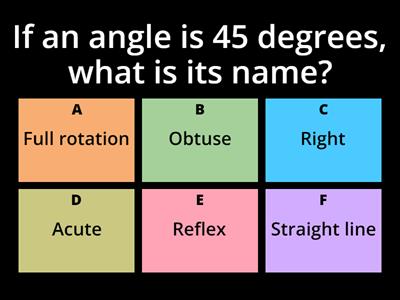 Angle Quiz 2