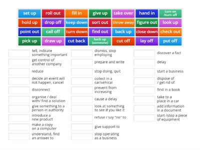 Phrasal verbs separable