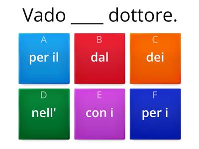 Preposizioni articolate