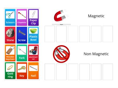 Magnetic or non magnetic objects