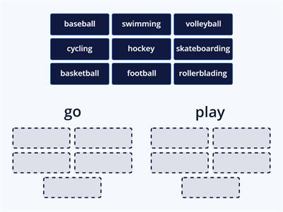 Sports: go/play