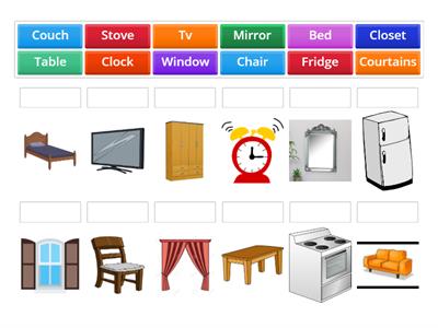 FURNITURE: VOCABULARY