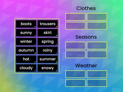 Clothes & Weather & Seasons