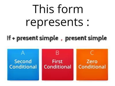 CONDITIONALS QUIZ