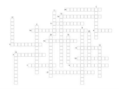Verben zu Beziehungen - Crossword Puzzle