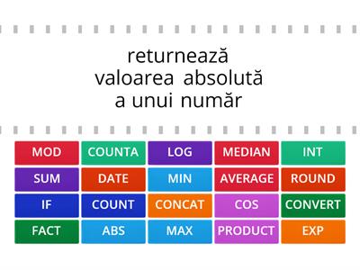 functii Excel