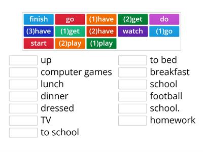 Months in the correct order