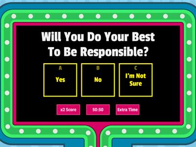 Mr. Ian's Responsibility Game Show
