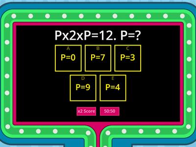 Math Challenge for P4