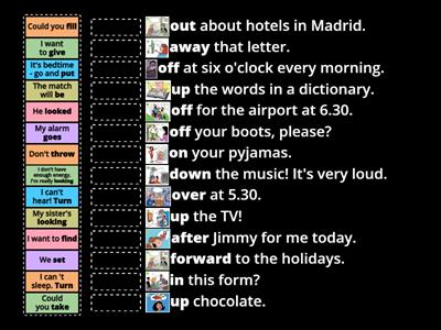 Phrasal verbs (EF Pre-intermediate) 