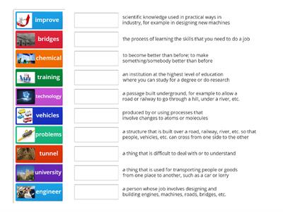 9A2U3 8 - What do Engineers do?  Spellings