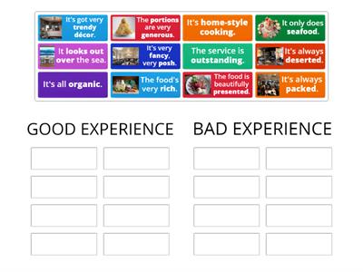 Outcomes Intermediate Unit 8.3 Restaurants