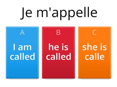 Name and age in French