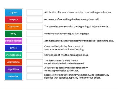 Poetic Device - Teaching Resources