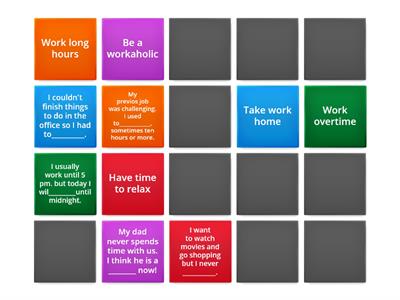 Collocations: Work