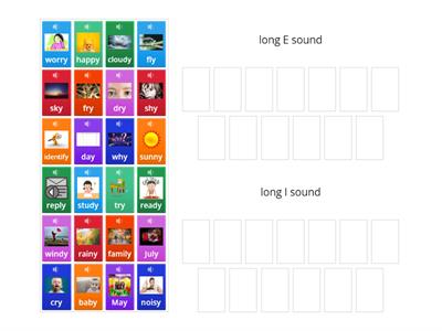 Phonics Practice: -y endings