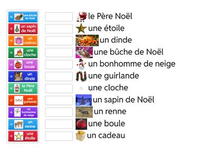 Vocabulaire Noël 