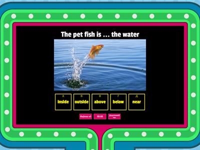 Inside outside above below near - Teaching resources