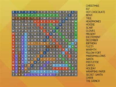 Christmas Wordsearch!