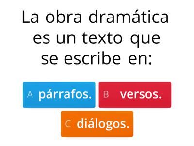 Obra Dramática - Recursos Didácticos